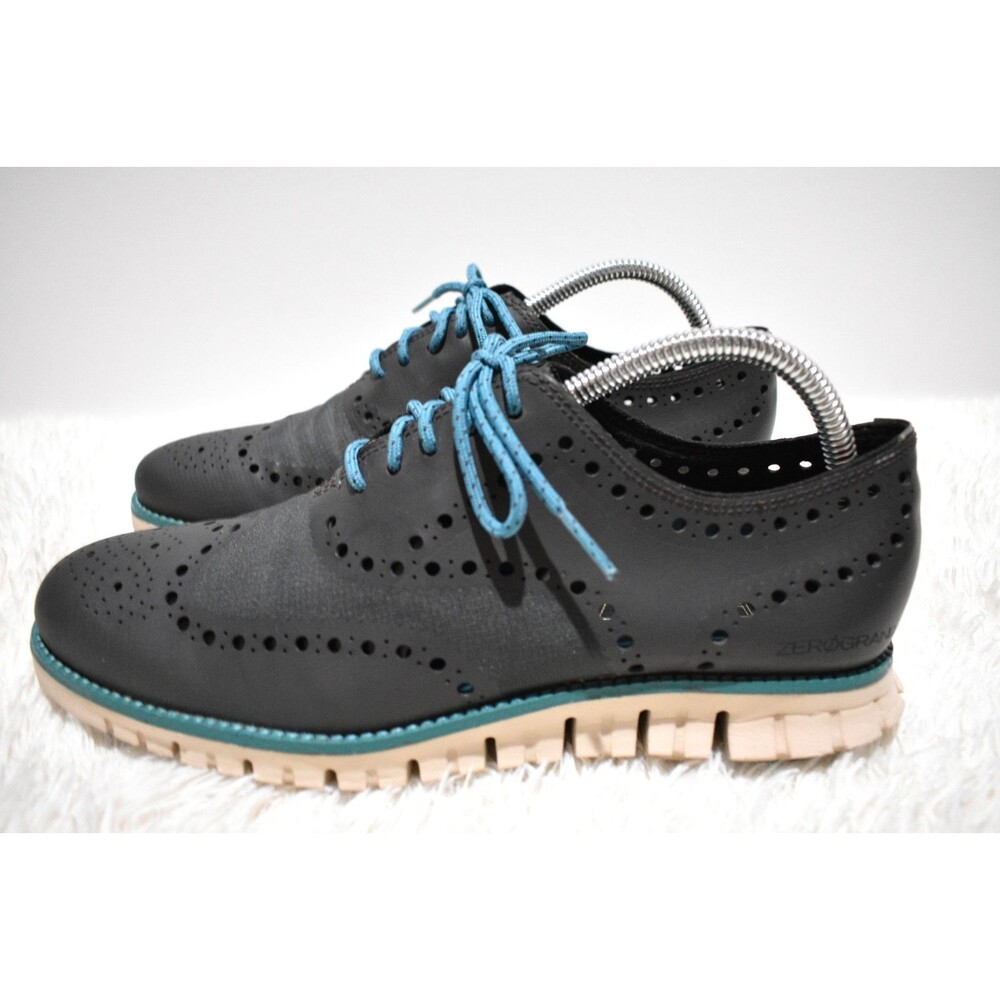 Cole Haan ZERØGRAND No Stitch Men's Size 7.5 Wingtip Oxford Dress Shoes C14015